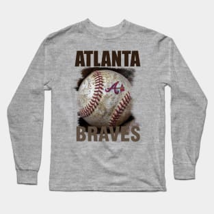 atlanta braves ball Long Sleeve T-Shirt